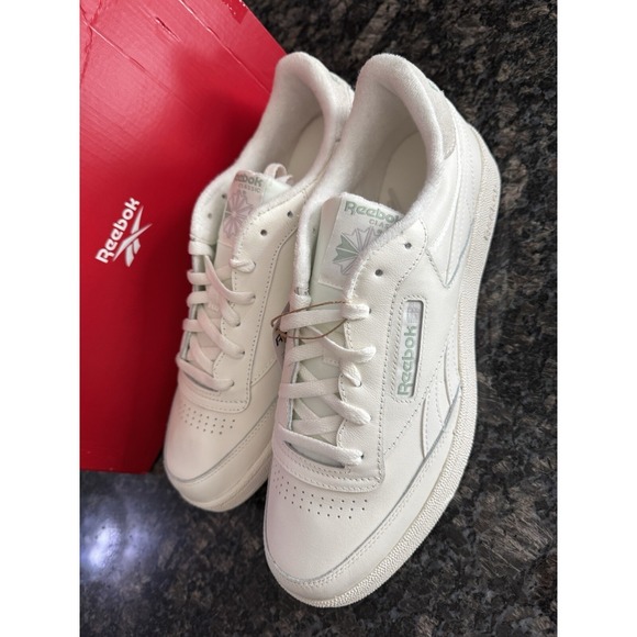 Unisex Reebok‎ Classic Leather C Revenge Trainers  Chalk/white Sz 13 M. 14.5 L main image 4